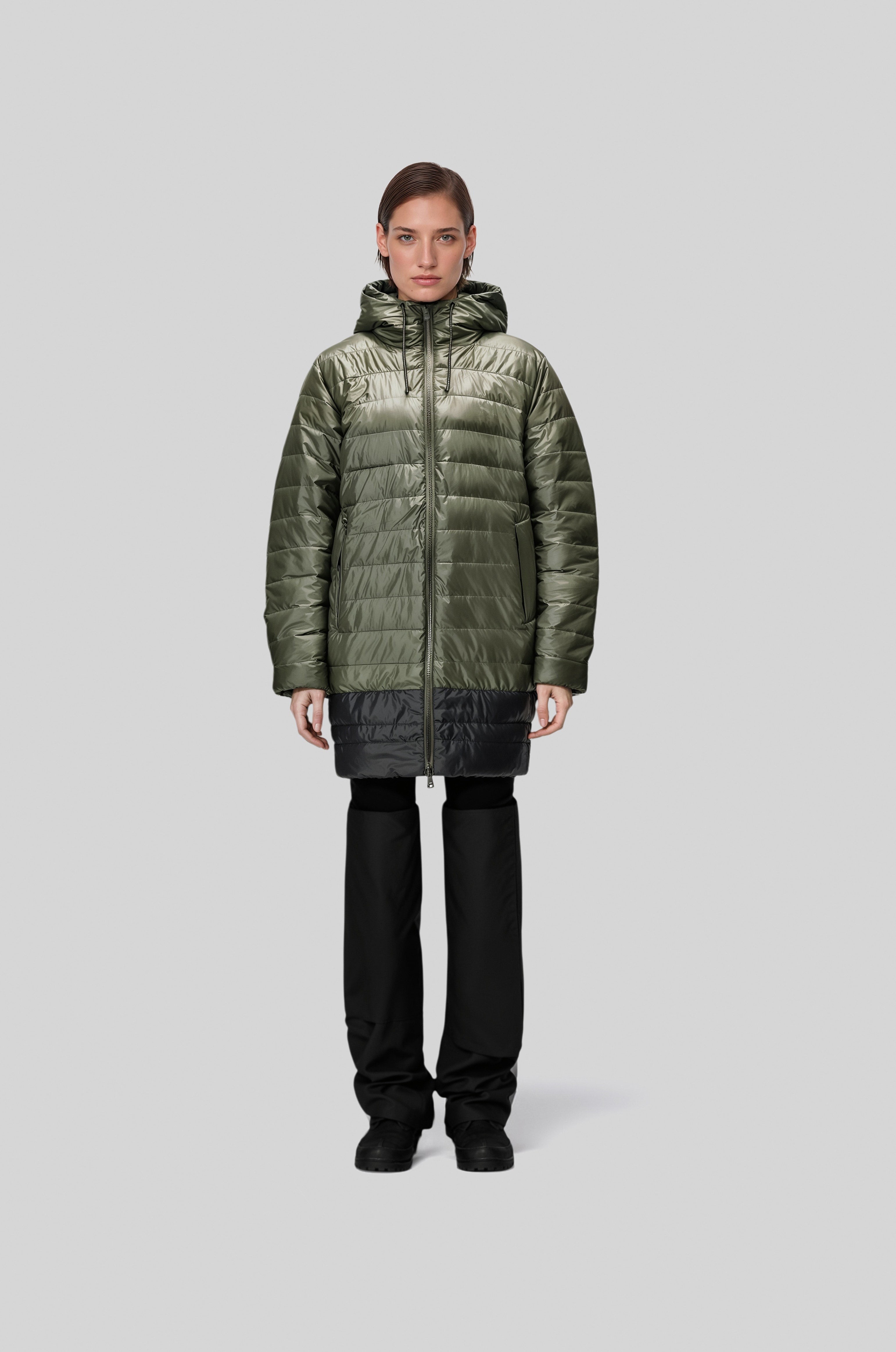 Long Quilted Parka
