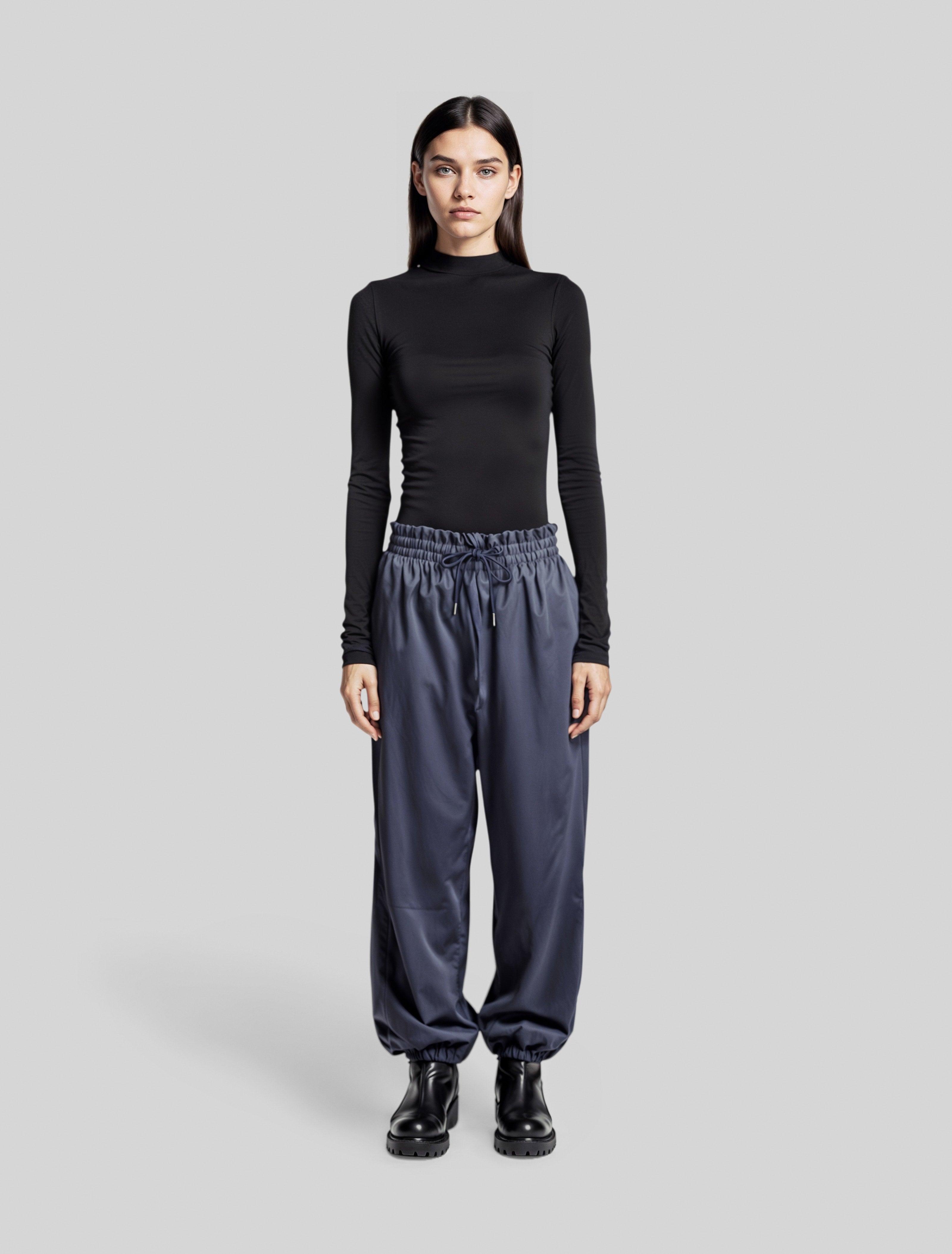 Drawstring Satin Pants